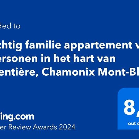 Prachtig Familie Appartement Voor 6 Personen In Het Hart Van Argentiere, Chamonix Mont-Blanc Eksteriør billede