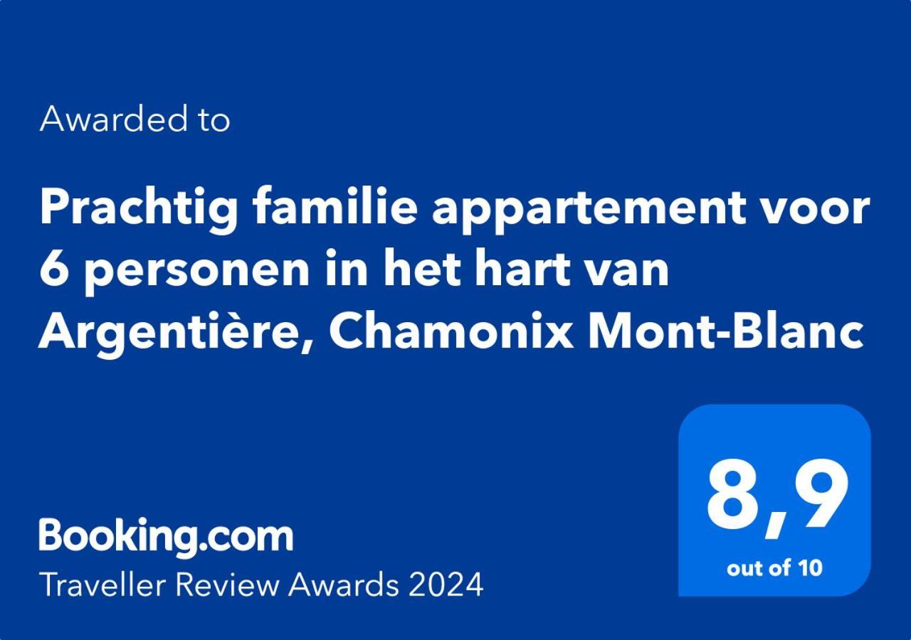 Prachtig Familie Appartement Voor 6 Personen In Het Hart Van Argentiere, Chamonix Mont-Blanc Eksteriør billede